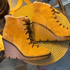 Michael Kors suede booties